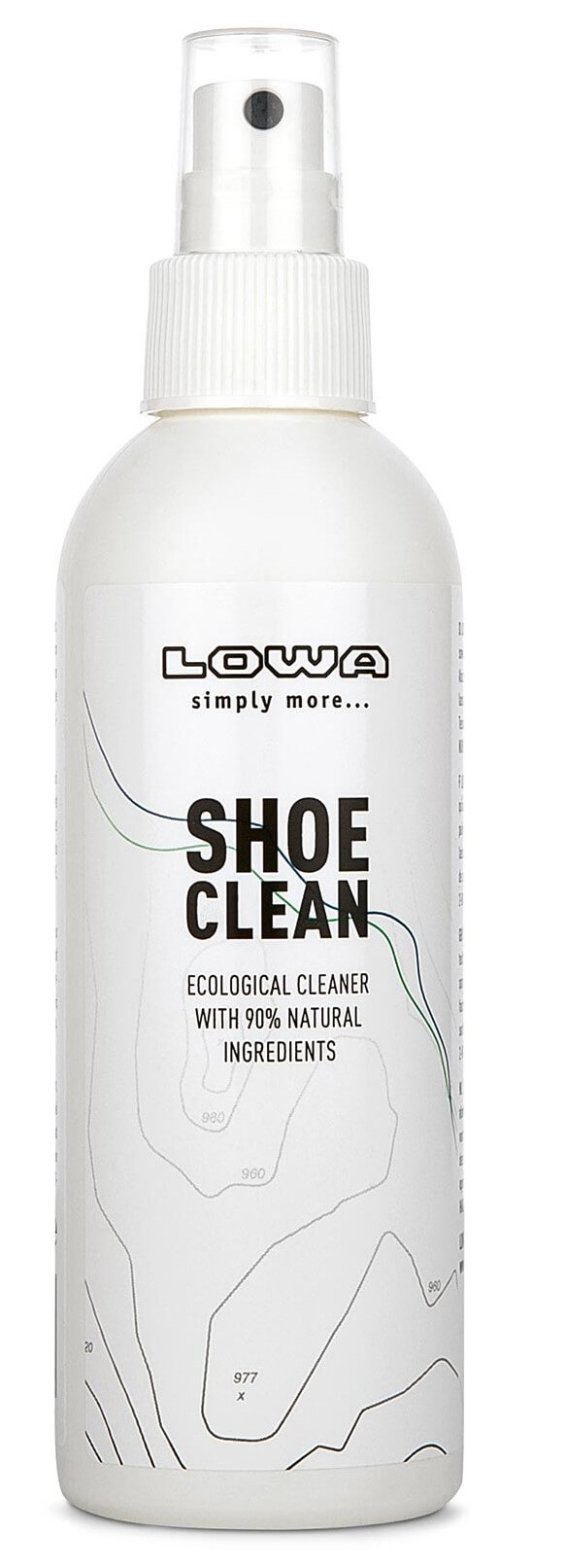 LOWA boot cleaning spray on a white background